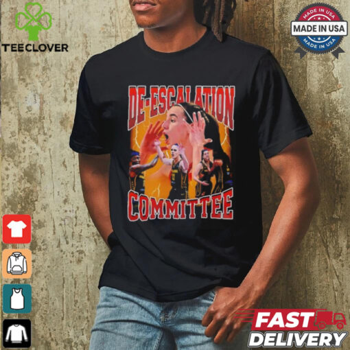 Caitlin Clark De Escalation Committee retro shirt