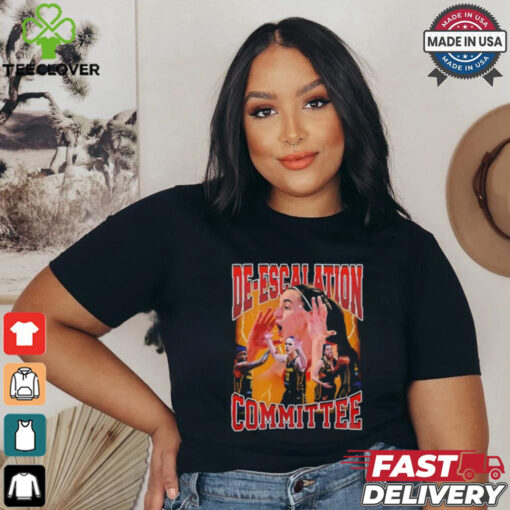 Caitlin Clark De Escalation Committee retro shirt