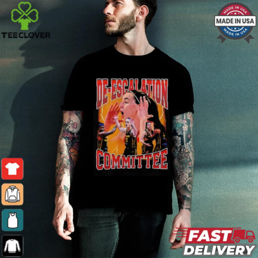 Caitlin Clark De Escalation Committee retro shirt