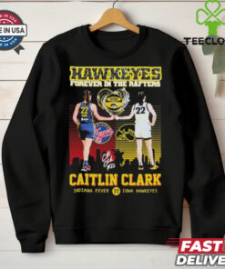 Caitlin Clark Indiana Fever Iowa Hawkeyes Forever In The Rafters Heart Diamond #22 Signature T shirts