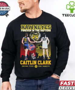 Caitlin Clark Indiana Fever Iowa Hawkeyes Forever In The Rafters Heart Diamond #22 Signature T shirts