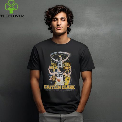 Caitlin Clark Merch All Time Scoring Leader Basketball Fan Shirt