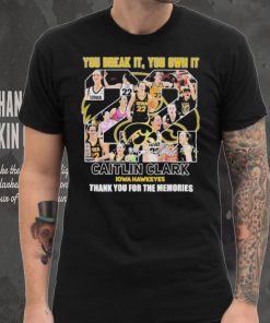 Caitlin Clark Thank You For The Memories Iowa Hawkeyes T Shirt