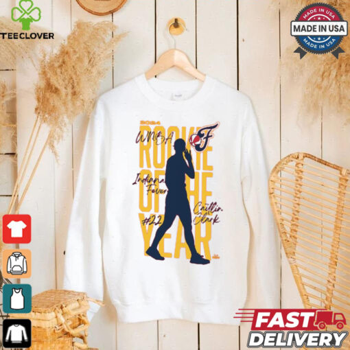 Caitlin Clark WNBA 2024 Rookie of the Year Indiana Fever 22 t hoodie, sweater, longsleeve, shirt v-neck, t-shirt