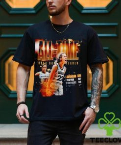 Caitlin Clark all time NCAA scorer leader poster shirt