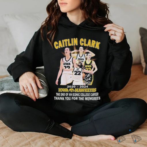 Caitlin Clarks Iowa Hawkeyes 2020 2024 Thank You For The Memories T Shirt