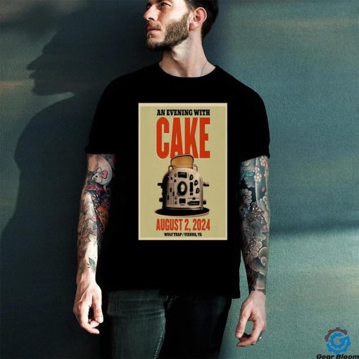 Cake August 2 2024 Wolf Trap Vienna VA Poster hoodie, sweater, longsleeve, shirt v-neck, t-shirt