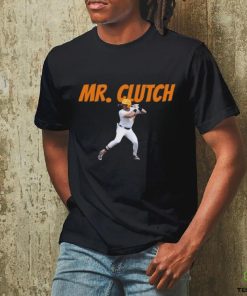 Cal Stark Wearing A Dylan Dreiling Mr. Clutch Shirt