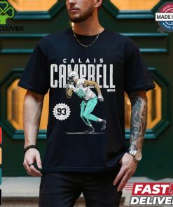 Calais Campbell Miami Dolphins number 93 hoodie, sweater, longsleeve, shirt v-neck, t-shirt