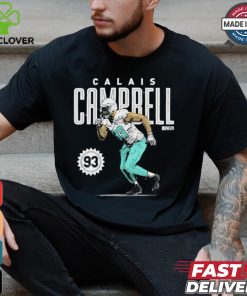 Calais Campbell Miami Dolphins number 93 hoodie, sweater, longsleeve, shirt v-neck, t-shirt