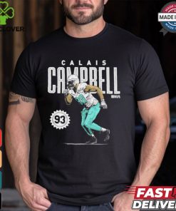 Calais Campbell Miami Dolphins number 93 hoodie, sweater, longsleeve, shirt v-neck, t-shirt