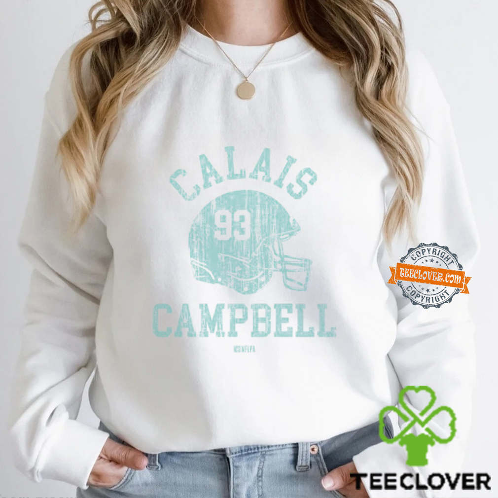 Calais Campbell Miami Helmet Shirt Calais Campbell Miami Helmet Shirt