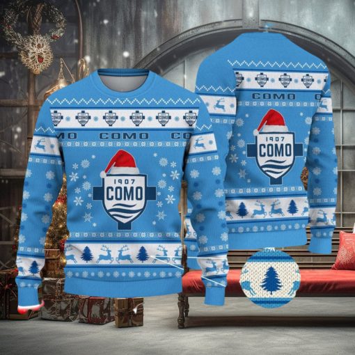 Calcio Como Ugly Christmas Sweater Ideal Gift For Fans