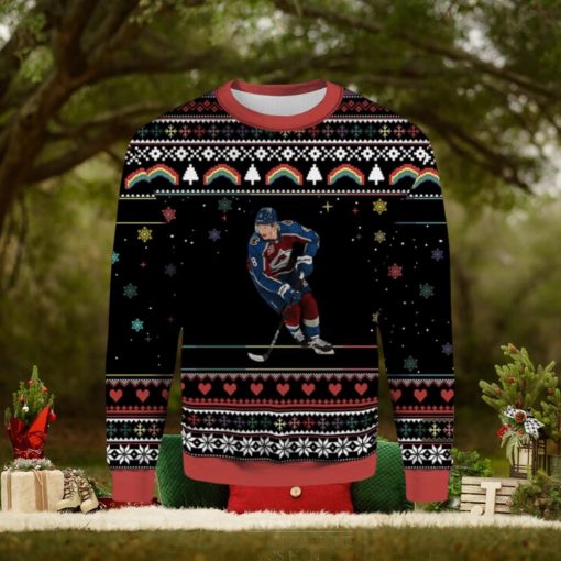 Cale Makar Colorade Avalanche Ugly Christmas Sweater