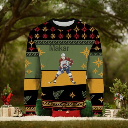Cale Makar Colorade Avalanche Ugly Sweater