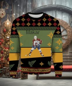 Cale Makar Colorade Avalanche Ugly Sweater