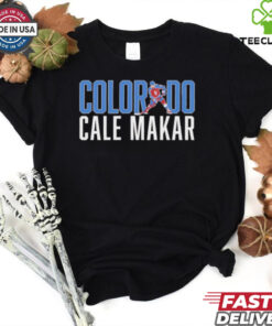 Cale Makar Colorado Avalanche letter star shirt
