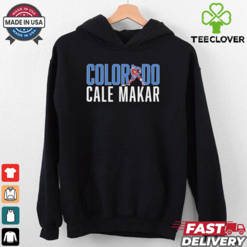 Cale Makar Colorado Avalanche letter star shirt