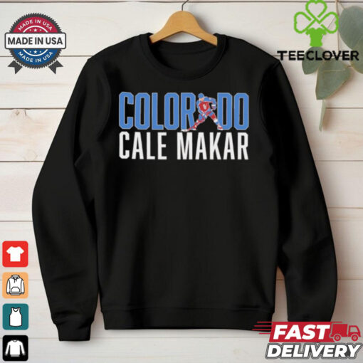 Cale Makar Colorado Avalanche letter star shirt