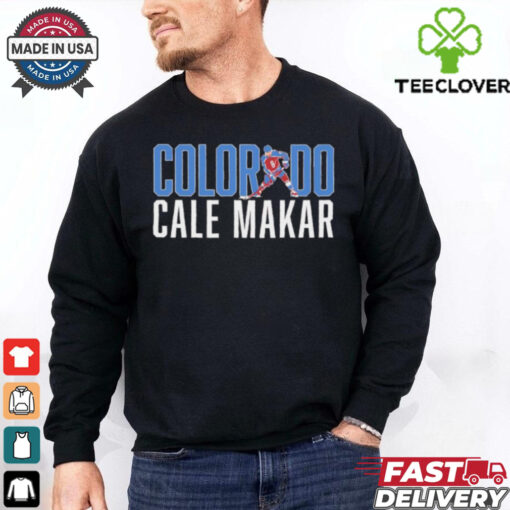 Cale Makar Colorado Avalanche letter star shirt