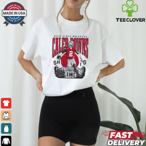 Caleb Downs Ohio State Buckeyes The Shoe Ash shirt