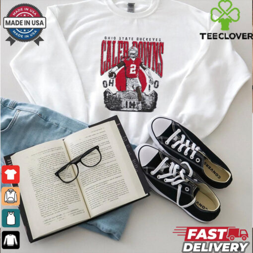 Caleb Downs Ohio State Buckeyes The Shoe Ash shirt