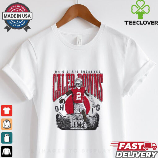 Caleb Downs Ohio State Buckeyes The Shoe Ash shirt