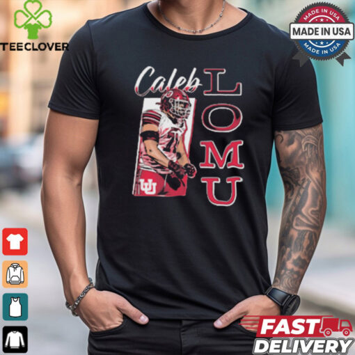 Caleb Lomu Utah Utes Cartoon Graphic t hoodie, sweater, longsleeve, shirt v-neck, t-shirt