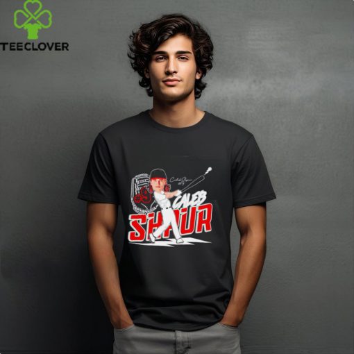 Caleb Shpur 9 Connecticut Huskies Outfielder signature shirt