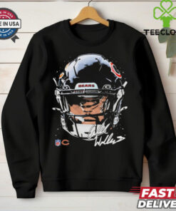 Caleb Williams Chicago Bears NFL football big face signature graphic shirt