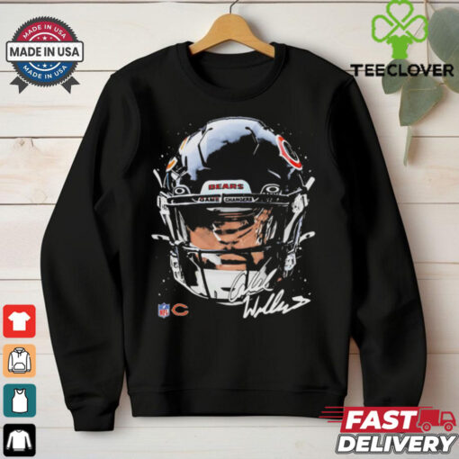 Caleb Williams Chicago Bears NFL football big face signature graphic shirt