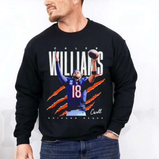 Caleb Williams Chicago Bears signature 2024 hoodie, sweater, longsleeve, shirt v-neck, t-shirt