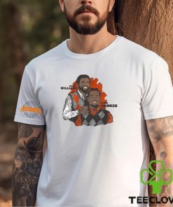 Caleb williams and rome odunze duo portrait t shirts