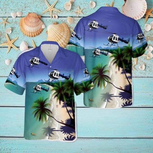 Calgary Police Service McDonnell Douglas MD 520N Hawaiian Shirt Men And Women Gift Aloha Beach