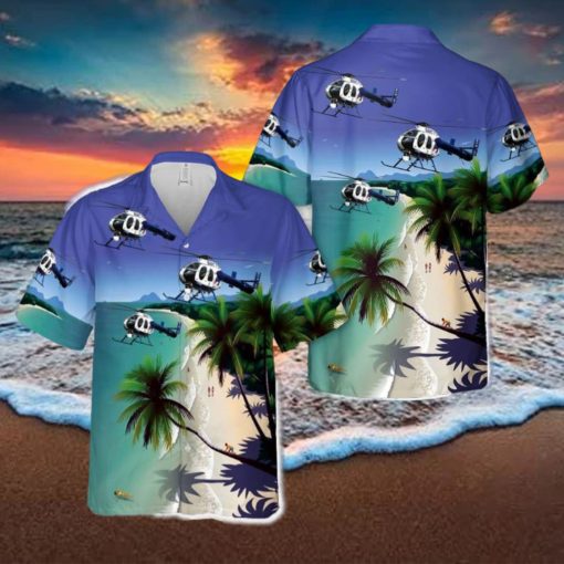 Calgary Police Service McDonnell Douglas MD 520N Hawaiian Shirt Men And Women Gift Aloha Beach