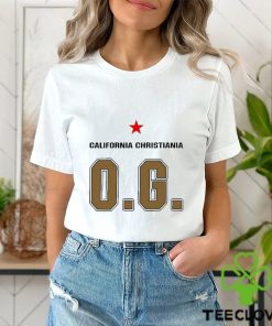 California Christiania og logo design t shirt