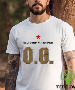 California Christiania og logo design t shirt