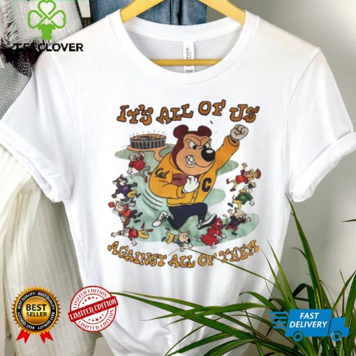 California Golden Bears It’s all of us against all of them cartoon hoodie, sweater, longsleeve, shirt v-neck, t-shirt