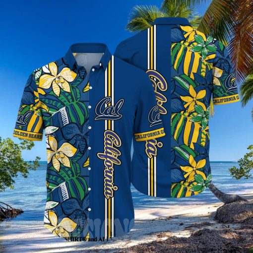 California Golden Bears NCAA Floral Full Printing 3D Hawaiian Shirt