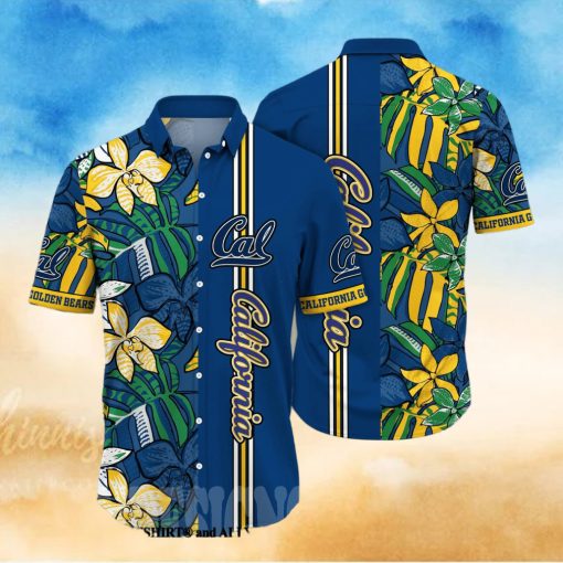 California Golden Bears NCAA Floral Full Printing 3D Hawaiian Shirt