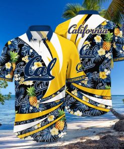 California Golden Bears NCAA Floral Tropical Unisex Full Print Hawaiian Shirt