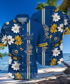 California Golden Bears NCAA Flower 3D Hawaiian Shirt