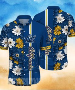 California Golden Bears NCAA Flower 3D Hawaiian Shirt