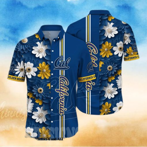 California Golden Bears NCAA Flower 3D Hawaiian Shirt