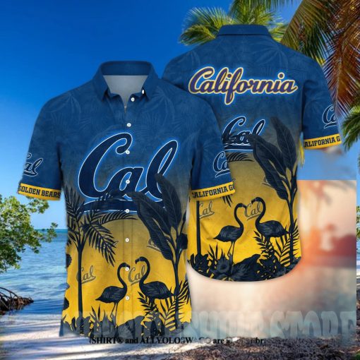 California Golden Bears NCAA Flower Full Printing 3D Hawaiian Shirt