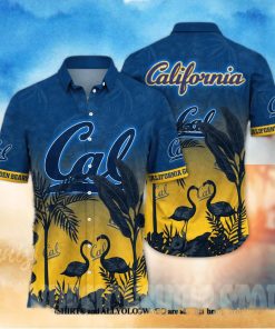 California Golden Bears NCAA Flower Full Printing 3D Hawaiian Shirt