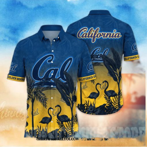 California Golden Bears NCAA Flower Full Printing 3D Hawaiian Shirt