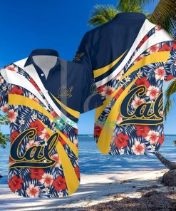 California Golden Bears NCAA Hibiscus Tropical Flower Hawaiian Shirt