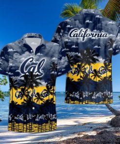 California Golden Bears Palms Tree Hawaiian Shirt