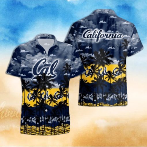 California Golden Bears Palms Tree Hawaiian Shirt